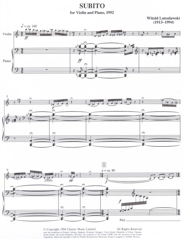 imagen nº 24, Subito para violín y piano, página 2